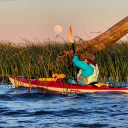 Delta Kayak Adventures - Sherman Lake moonlight paddle.