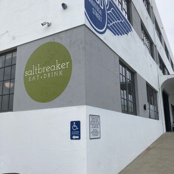 Saltbreaker - View of salt breaker from parking lot during the day. - Cocktail Bars Near Me - Alameda, California