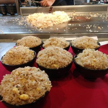 Encore Teppan - Seven bowls to start with. - Teppanyaki Near Me - Diamond Bar, California