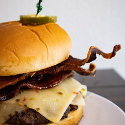 Bside Coffee Bar - Hot Honey Bacon Burger