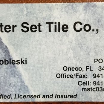 Master Set Tile - Tiling Near Me - Bradenton, Florida Master Set Tile - Tiling Near Me - Bradenton, Florida