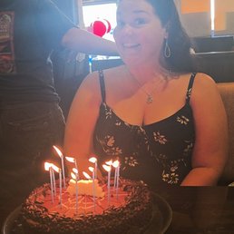 Amazing staff held our birthday cake and were kind enough to chill some champagne for us. Amazing staff held our birthday cake and were kind enough to chill some champagne for us.