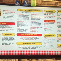 Menu as of 6/5/2023