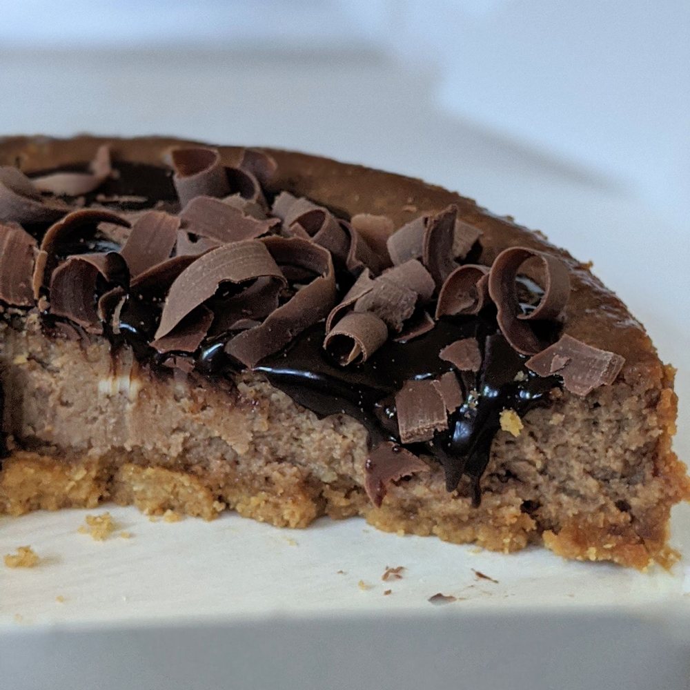 Chocolate cheesecake! Delicious Chocolate cheesecake! Delicious