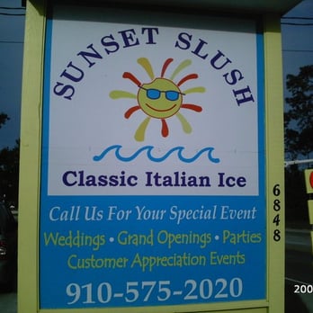 Sunset Slush - Ice Cream & Frozen Yogurt Near Me - Ocean Isle Beach, North Carolina