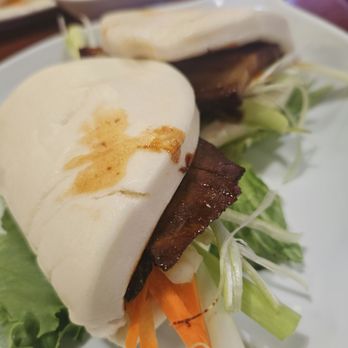 Mandarin Asian Bistro - Pork Belly Bun appetizer - Ramen Near Me - Jacksonville, North Carolina Mandarin Asian Bistro - Pork Belly Bun appetizer - Ramen Near Me - Jacksonville, North Carolina