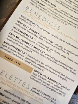 Menu photo 4 The Cottage Del Mar Del Mar, CA Menu photo 4 The Cottage Del Mar Del Mar, CA