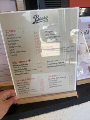 Menu photo 1 Beeso Coffee Garland, TX Menu photo 1 Beeso Coffee Garland, TX