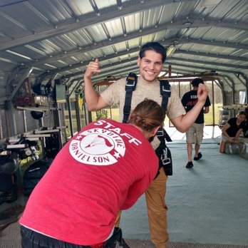 Skydive Danielson - Getting my harness put on - Skydiving Near Me - Danielson, Connecticut Skydive Danielson - Getting my harness put on - Skydiving Near Me - Danielson, Connecticut