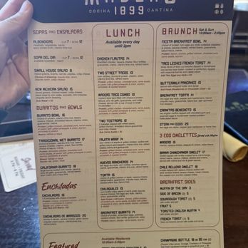 Madero 1899 - menu - Mexican Near Me - Fullerton, California