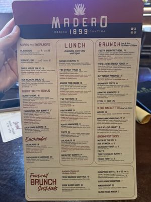 Menu photo 8 Madero 1899 Fullerton, CA