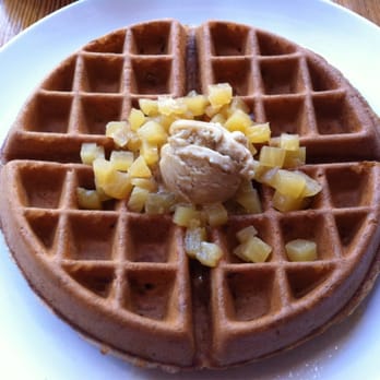 Satis Bistro - Carrot, walnut, and raisin waffle - Wine Bars Near Me - Jersey City, New Jersey Satis Bistro - Carrot, walnut, and raisin waffle - Wine Bars Near Me - Jersey City, New Jersey