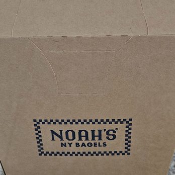 Noah's NY Bagels - Noah's very nice carry box - Breakfast & Brunch Near Me - Roseville, California