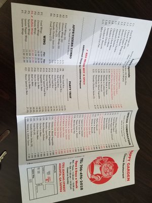 Menu photo 5 Happy Garden Augusta, GA