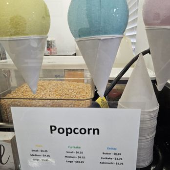 Shimazu Store - Popcorn options - Shaved Ice Near Me - Kapolei, Hawaii
