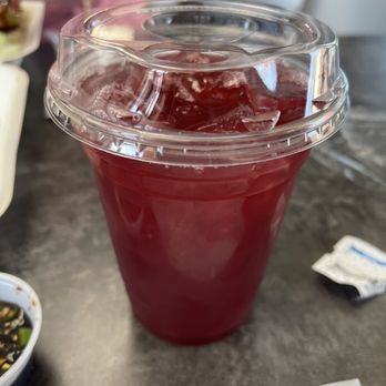 Rice Box Kitchen - Habiscus-Pinneaple Agua Fresca - Asian Fusion Near Me - Reno, Nevada Rice Box Kitchen - Habiscus-Pinneaple Agua Fresca - Asian Fusion Near Me - Reno, Nevada
