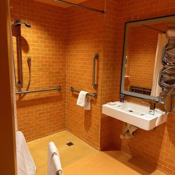 Radio Hotel - Accessible shower and sink - Venues & Event Spaces Near Me - New York, New York Radio Hotel - Accessible shower and sink - Venues & Event Spaces Near Me - New York, New York