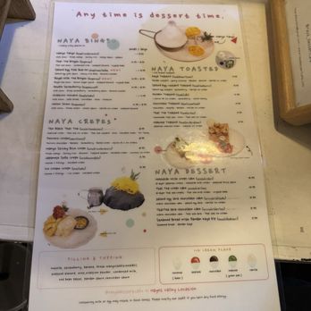 NaYa Dessert Cafe - Menu - Desserts Near Me - San Francisco, California NaYa Dessert Cafe - Menu - Desserts Near Me - San Francisco, California