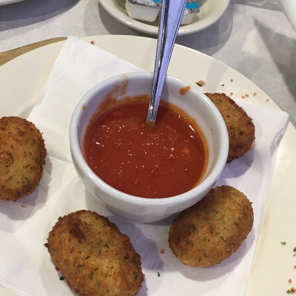Domani Restaurants - Potato Croquettes- pretty good. - Pizza Near Me - Hillsdale, New Jersey