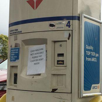 Arco - Broken atm - Gas Stations Near Me - San Diego, California