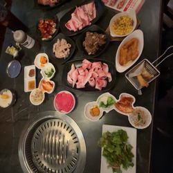 We chose menu A $37.95 per person