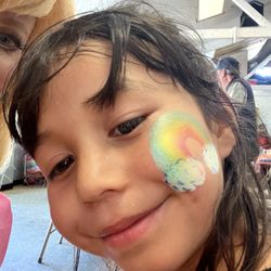Loni Moon Fairy - Rainbow face paint