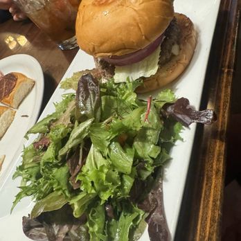 1400 Bar & Grill - Lamb burger with side salad - American Near Me - Alameda, California