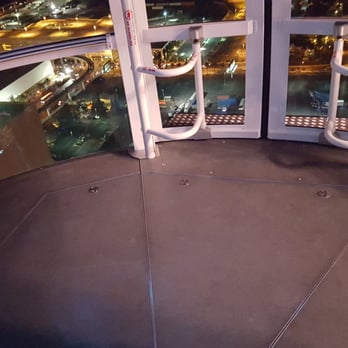 The High Roller - About half of the floor. Proof of how empty our capsule was. Six people total, all out of frame. - Amusement Parks Near Me - Las Vegas, Nevada The High Roller - About half of the floor. Proof of how empty our capsule was. Six people total, all out of frame. - Amusement Parks Near Me - Las Vegas, Nevada