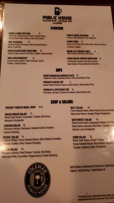Menu photo 7 Coleman Public House Mount Pleasant, SC Menu photo 7 Coleman Public House Mount Pleasant, SC