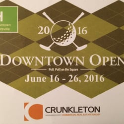 Downtown Huntsville - Downtown Open 2016 #HSVputtputt in Huntsville, AL. 20160617