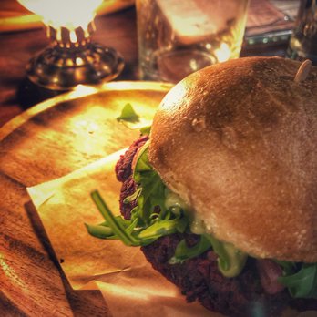 Sugarvale - Black bean and beet burger - Wine Bars Near Me - Baltimore, Maryland Sugarvale - Black bean and beet burger - Wine Bars Near Me - Baltimore, Maryland