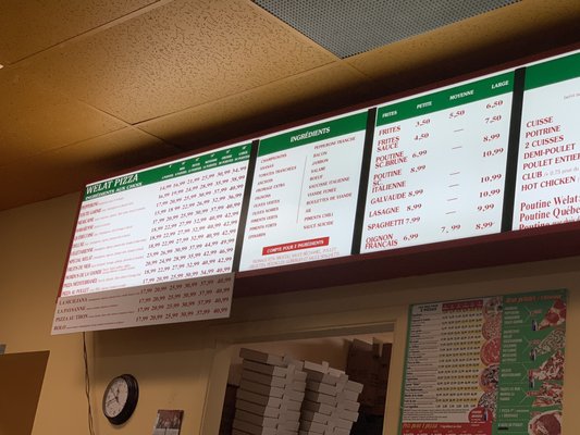 Menu photo 2 Pizza Welat Quebec City, QC Menu photo 2 Pizza Welat Quebec City, QC