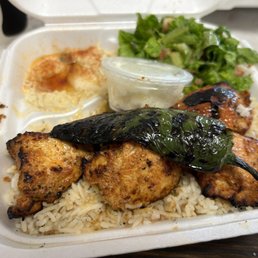 Chicken Kabob Plate