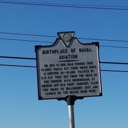 Birthplace of Naval Aviation Historical Marker - Birthplace of Naval Aviation