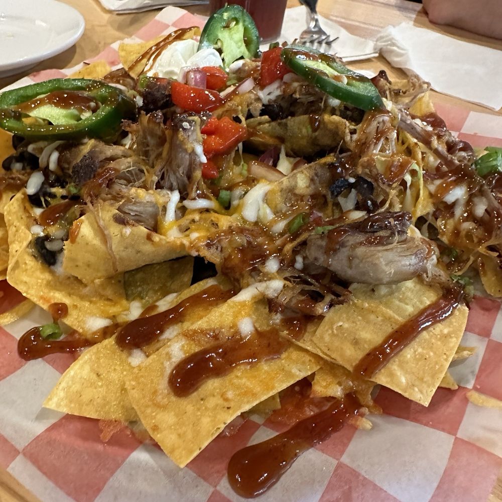 BBQ Nachos pulled pork edition! Really good and again a great portion.