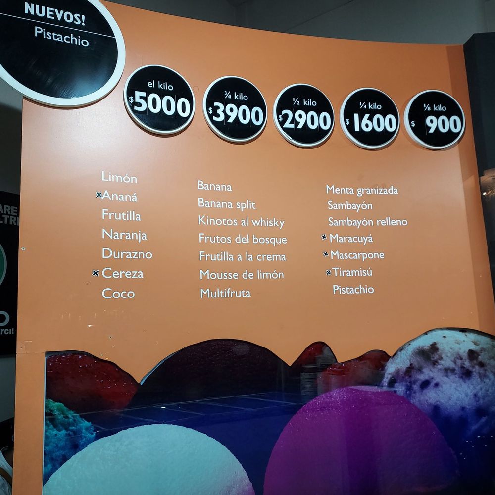 Nicolo - Menu as of February 2024 - Ice Cream & Frozen Yogurt Near Me - Buenos Aires, C Nicolo - Menu as of February 2024 - Ice Cream & Frozen Yogurt Near Me - Buenos Aires, C