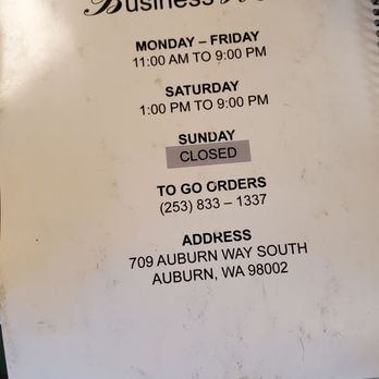 Koong Thong Thai Cuisine - Thai Near Me - Auburn, Washington