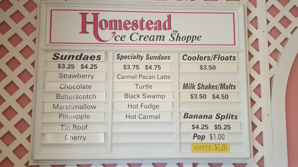 Homestead Ice Cream Shoppe Logo