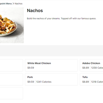 Moe's Southwest Grill - Menu 12 of 16. Nachos. - Mexican Near Me - Durham, North Carolina Moe's Southwest Grill - Menu 12 of 16. Nachos. - Mexican Near Me - Durham, North Carolina