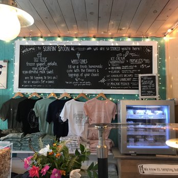 Surfin' Spoon - The menu as of 8/24/18 - Ice Cream & Frozen Yogurt Near Me - Nags Head, North Carolina Surfin' Spoon - The menu as of 8/24/18 - Ice Cream & Frozen Yogurt Near Me - Nags Head, North Carolina