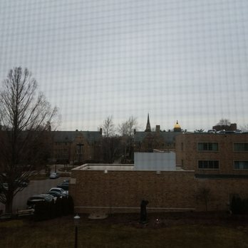 Morris Inn - Golden Dome Bassilica and my old dorm Dillon Hall in one pic. Nice. - Hotels Near Me - Notre Dame, Indiana