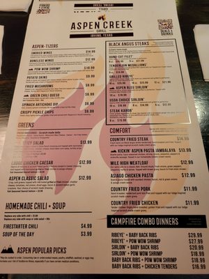 Menu photo 8 Aspen Creek Grill Irving, TX