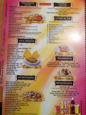 Menu photo 6 Crazy Mexico Burlington, NC