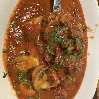 The Daily Catch - Swordfish in red sauce...OMG - Seafood Near Me - Brookline, Massachusetts