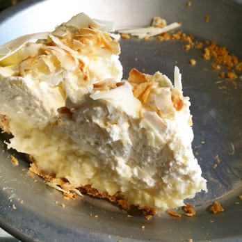 Dahlia Bakery - Last slice of the triple coconut cream pie! They offer it in bites too! - Bakeries Near Me - Seattle, Washington Dahlia Bakery - Last slice of the triple coconut cream pie! They offer it in bites too! - Bakeries Near Me - Seattle, Washington