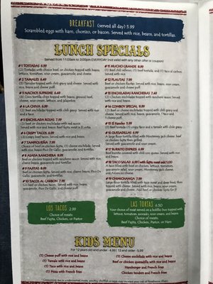 Menu photo 4 El Jimador Fairfield, TX