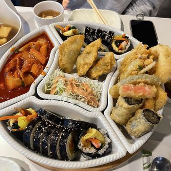 Red Holic - Sampler Platter - subbed sundae for another Kimbap roll! - Korean Near Me - Annandale, Virginia