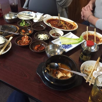 Hai Woon Dai - Squid, bulgogi and spicy tofu soup. - Korean Near Me - Antioch, Tennessee Hai Woon Dai - Squid, bulgogi and spicy tofu soup. - Korean Near Me - Antioch, Tennessee
