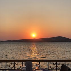 Deniz Yıldızı Restaurant - Deniz Yıldızı'nda gün batımı