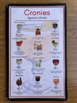Menu photo 2 Cronies Sports Grill Camarillo, CA Menu photo 2 Cronies Sports Grill Camarillo, CA